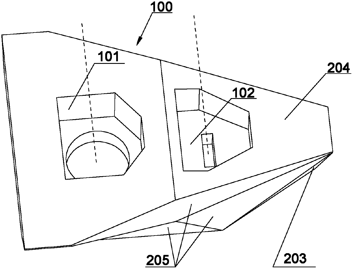 Polyhedron main substrate, manufacturing method and processing method thereof