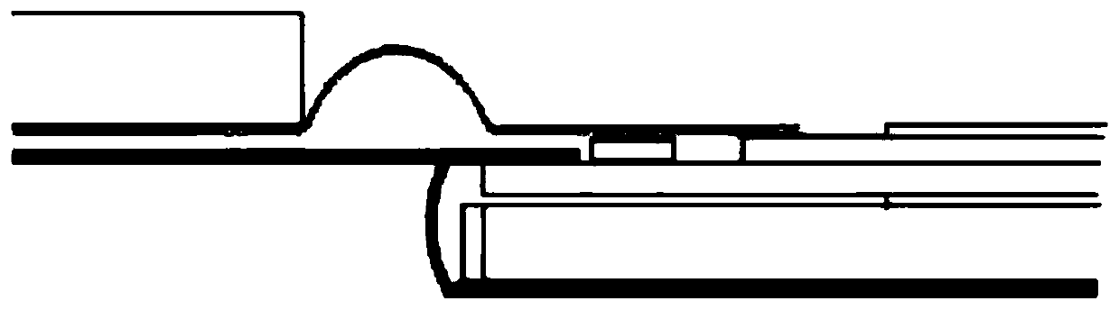 A kind of sealing method of on-cell product and its binding area