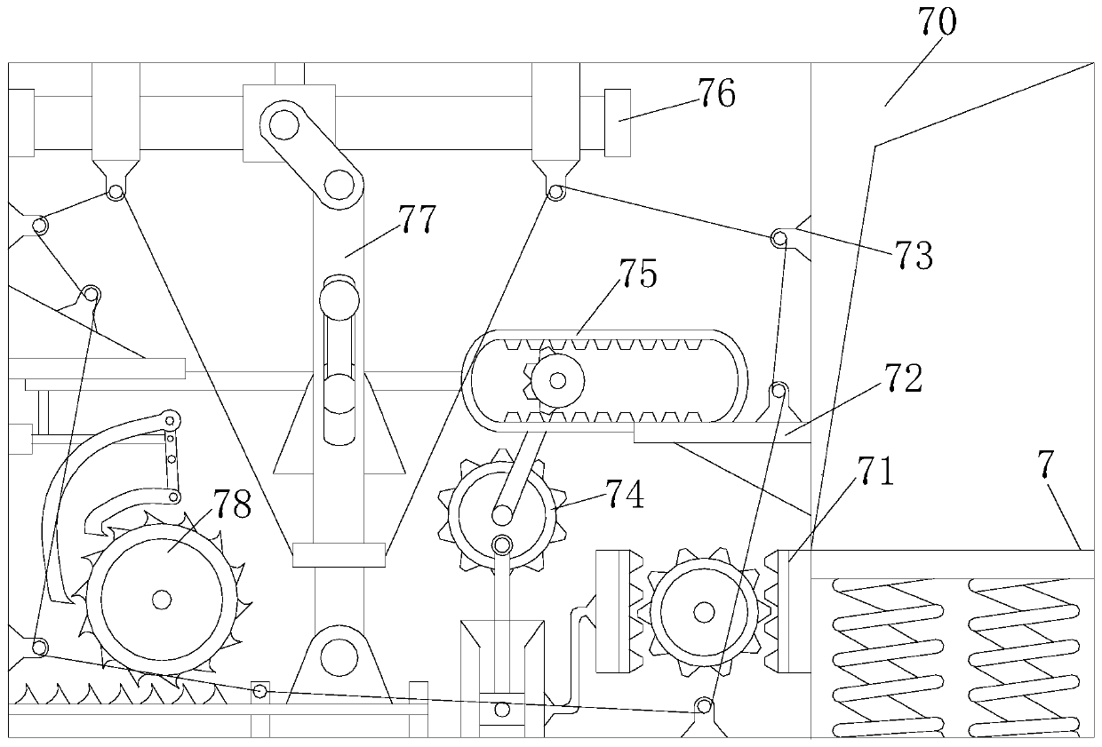 An electric automatic pole climbing wire feeding device