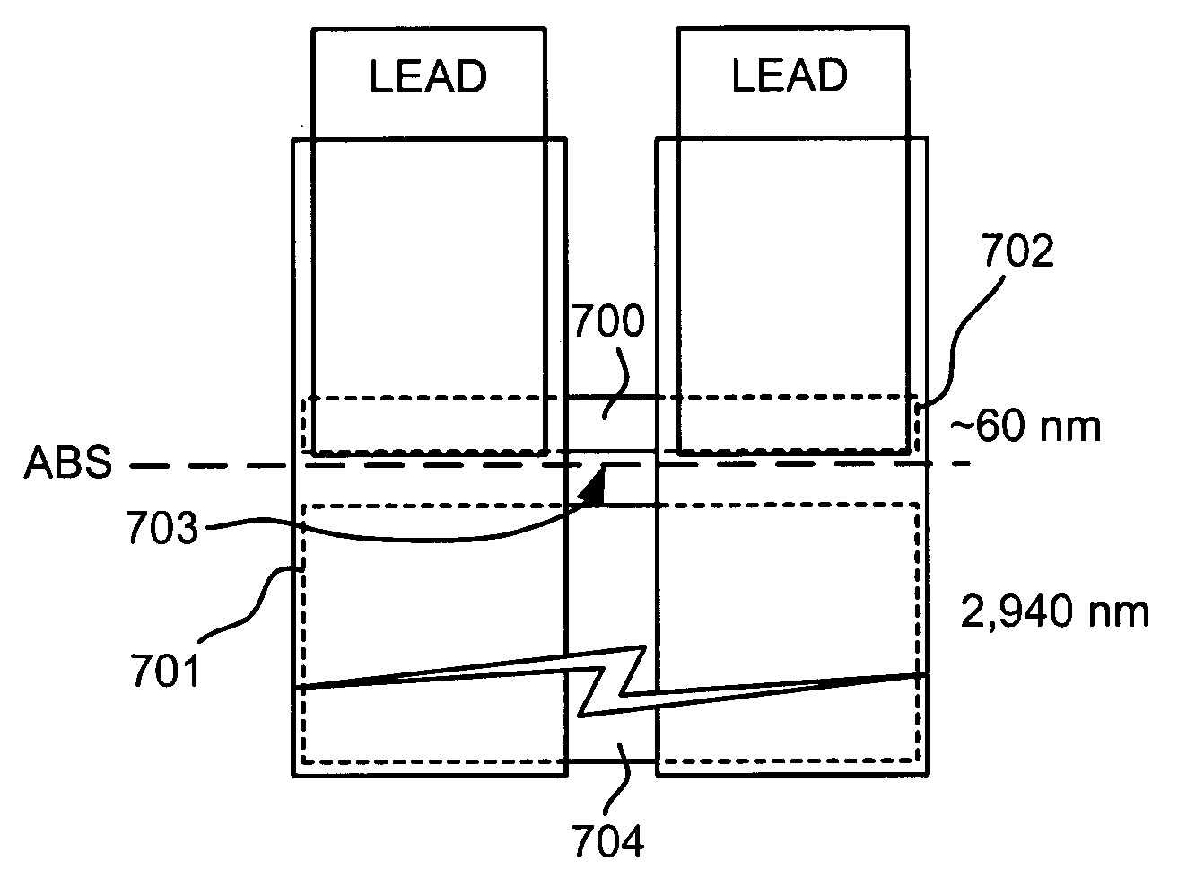 Method of forming an embedded read element
