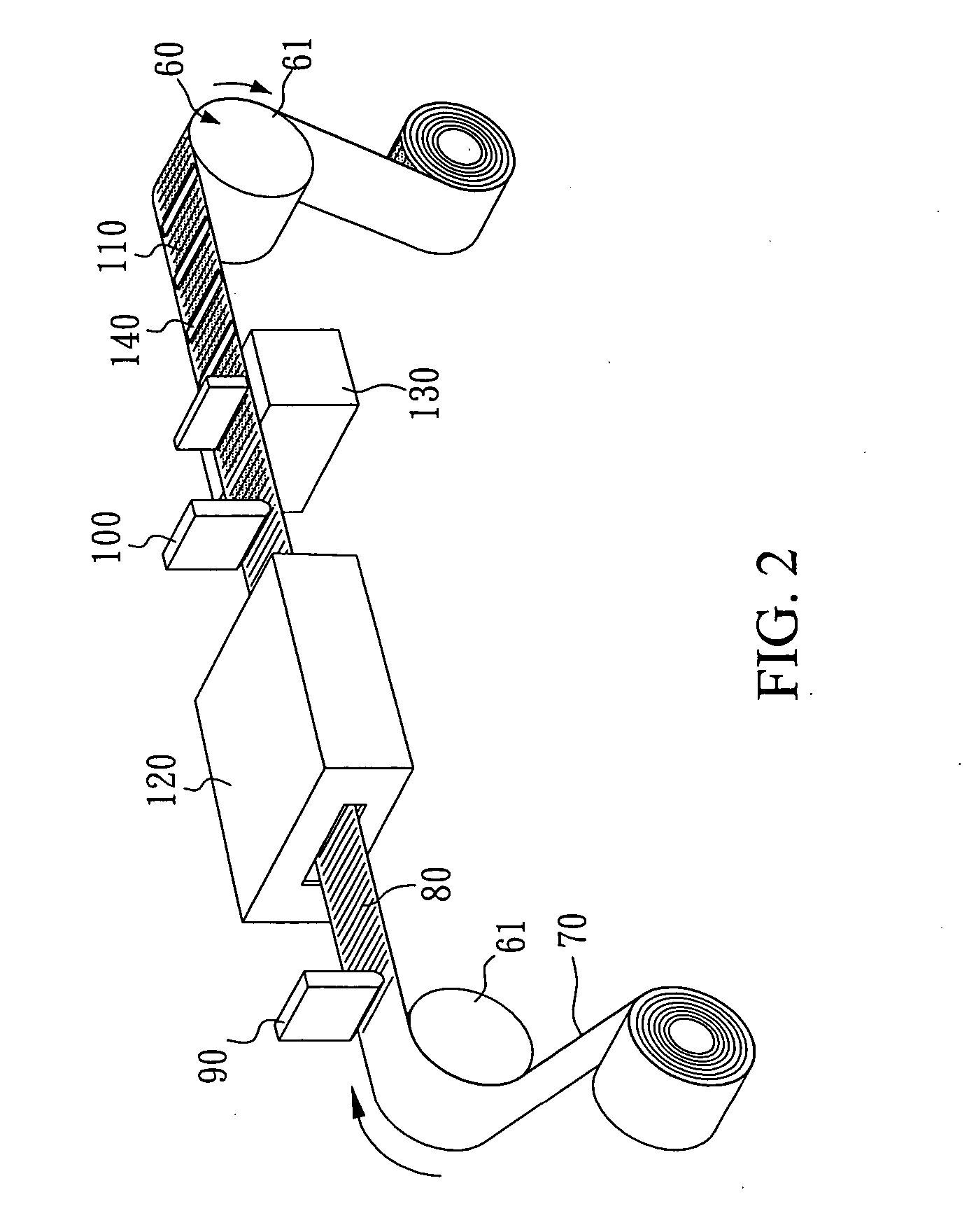 Roll-to-roll process for fabricating passive matrix plastic displays