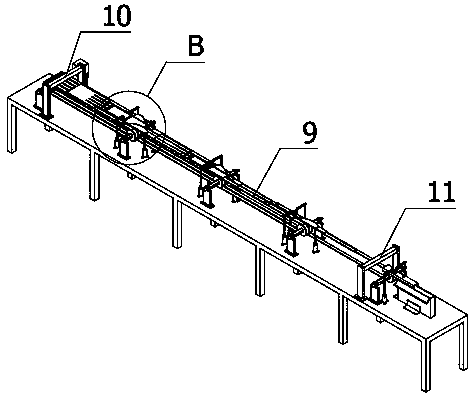 Folding equipment of disposable gloves automatic folding and packaging equipment