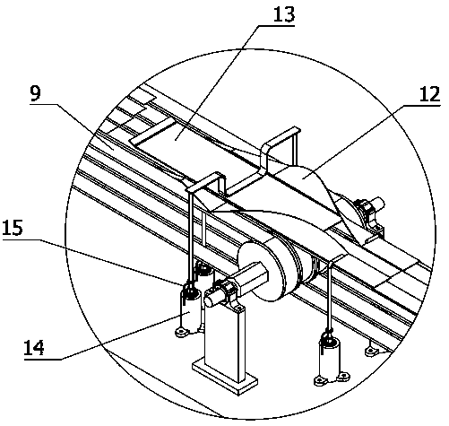 Folding equipment of disposable gloves automatic folding and packaging equipment