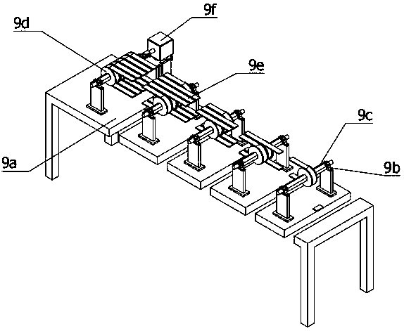 Folding equipment of disposable gloves automatic folding and packaging equipment