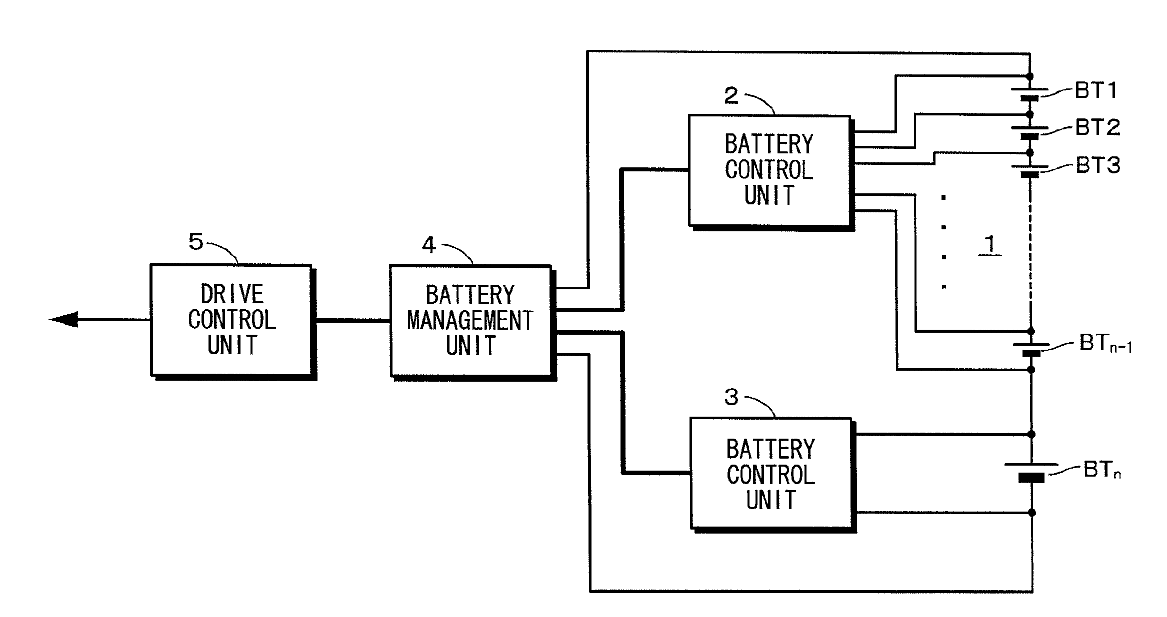 Assembled battery and method of controlling assembled battery