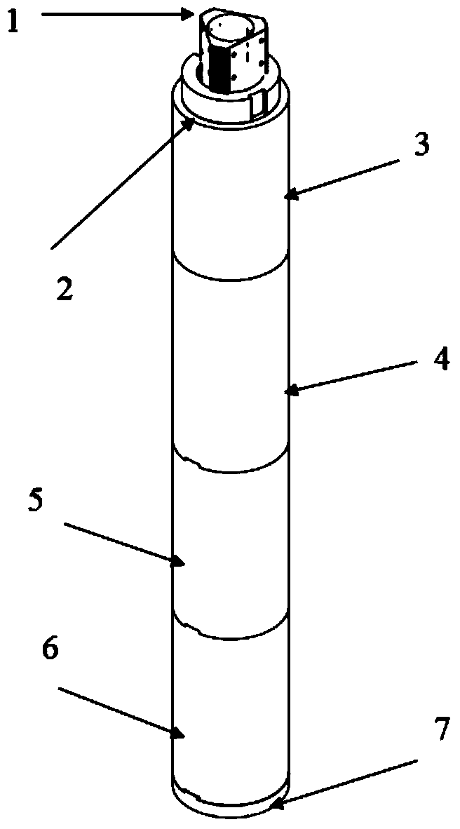 Metallic material irradiation device used in reactor