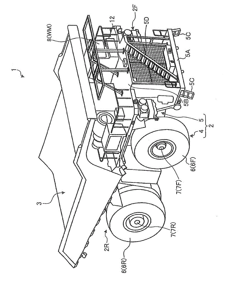 Transport vehicle and control method for transport vehicle