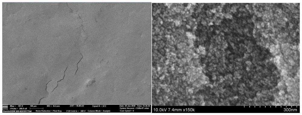 Quinary high-entropy alloy oxide negative electrode material and preparation method and application thereof