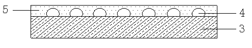 Single-chip packaging piece with adhesive film replacing bottom fillers and manufacture process thereof