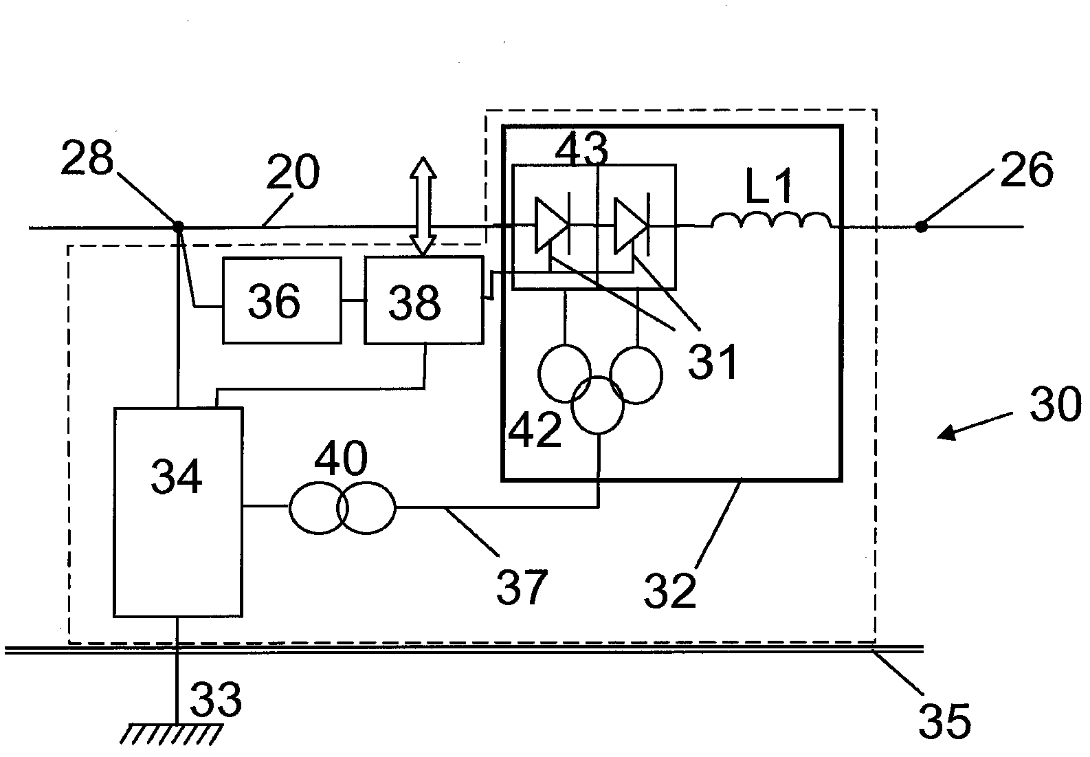 Power flow control in a meshed HVDC power transmission network