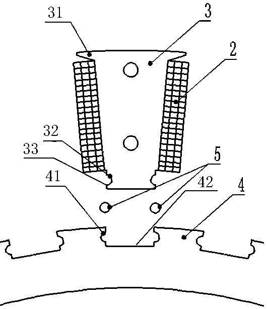 Stator of outer rotor motor and assembly method
