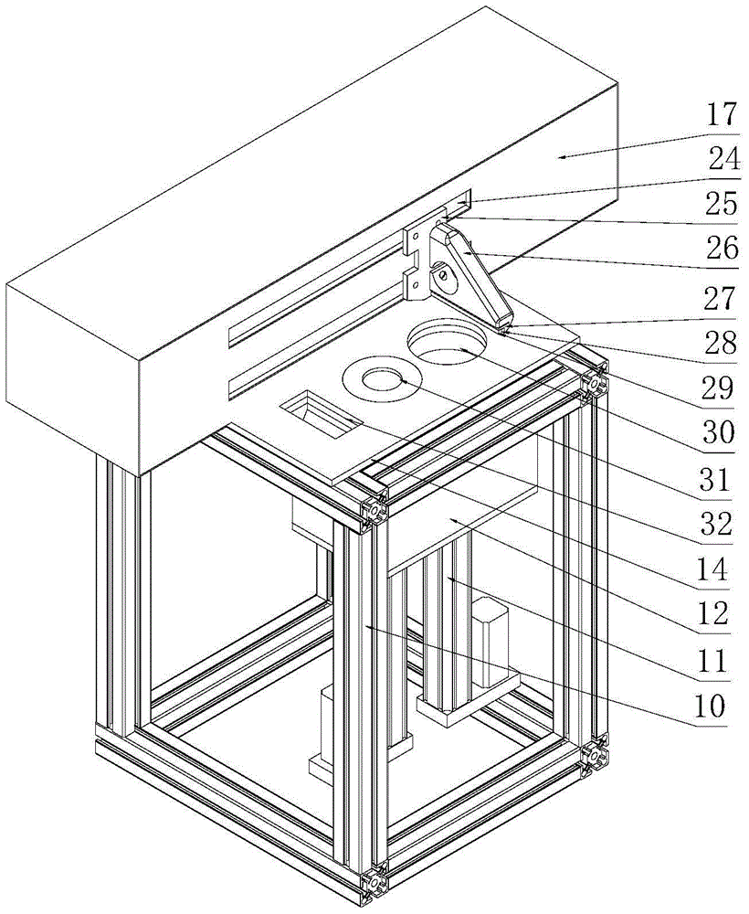 A dual-piston metal laser selective melting forming equipment