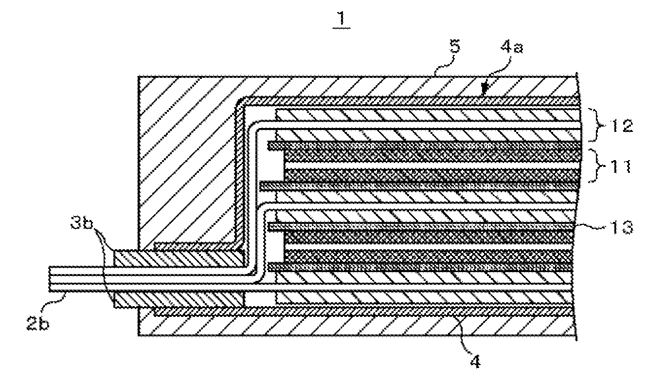 Non-aqueous electrolyte battery and method for producing the same
