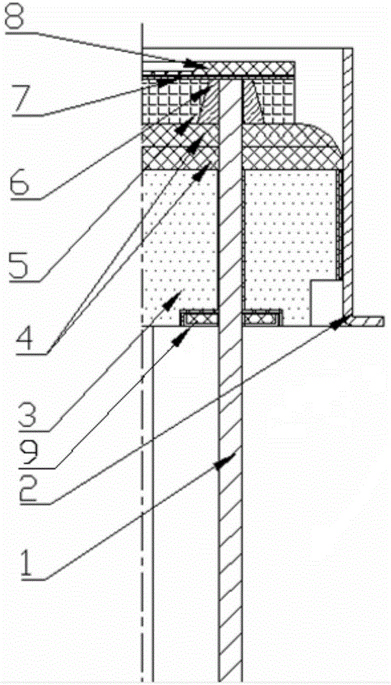 A pressure sensitive device using axial sintering of ceramic metal shell