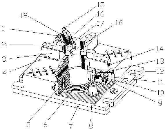 A New Rectangular Flexible Four-jaw Chuck