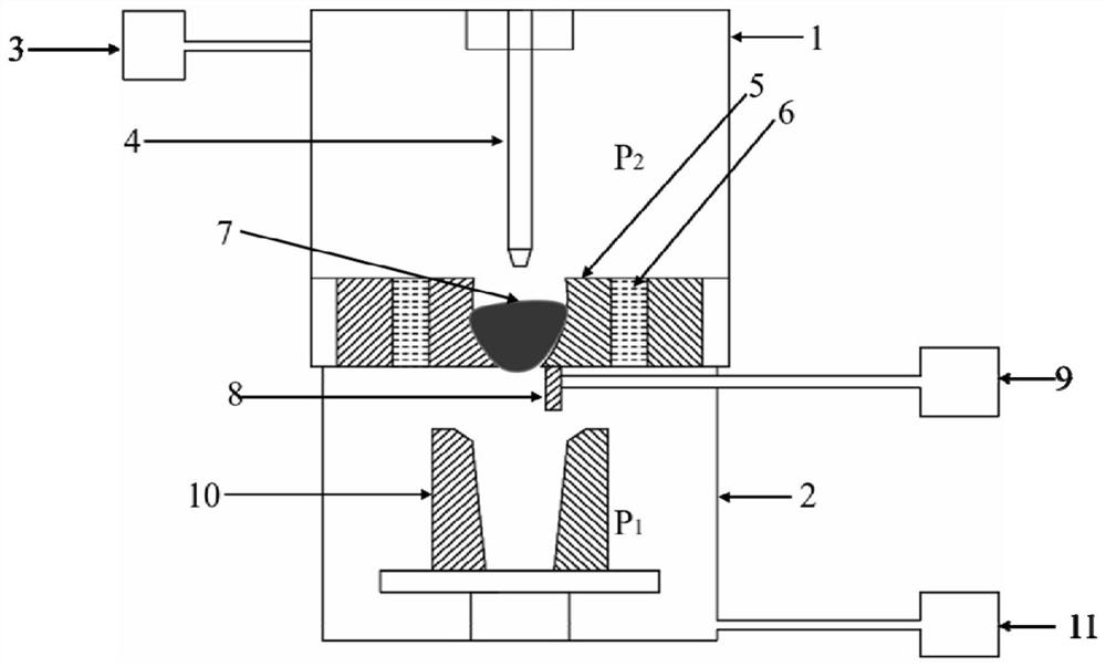 A preparation method of γ-tial alloy with preferential orientation of lamellar interface and fine lamellar characteristics