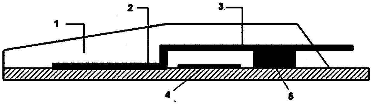 Embedded measuring method for contact press of annular friction pair