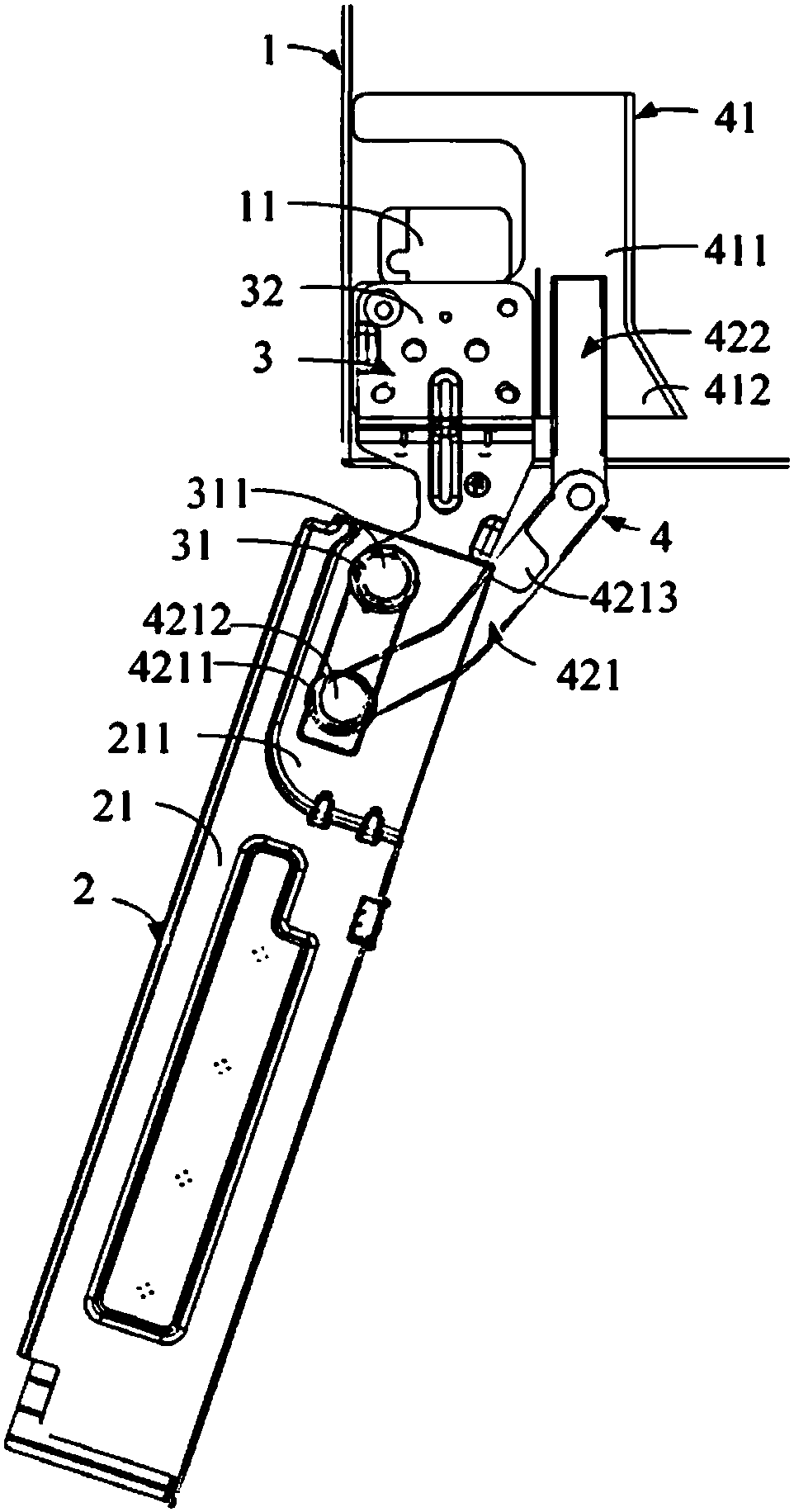 Hinge assembly for refrigerator, and refrigerator