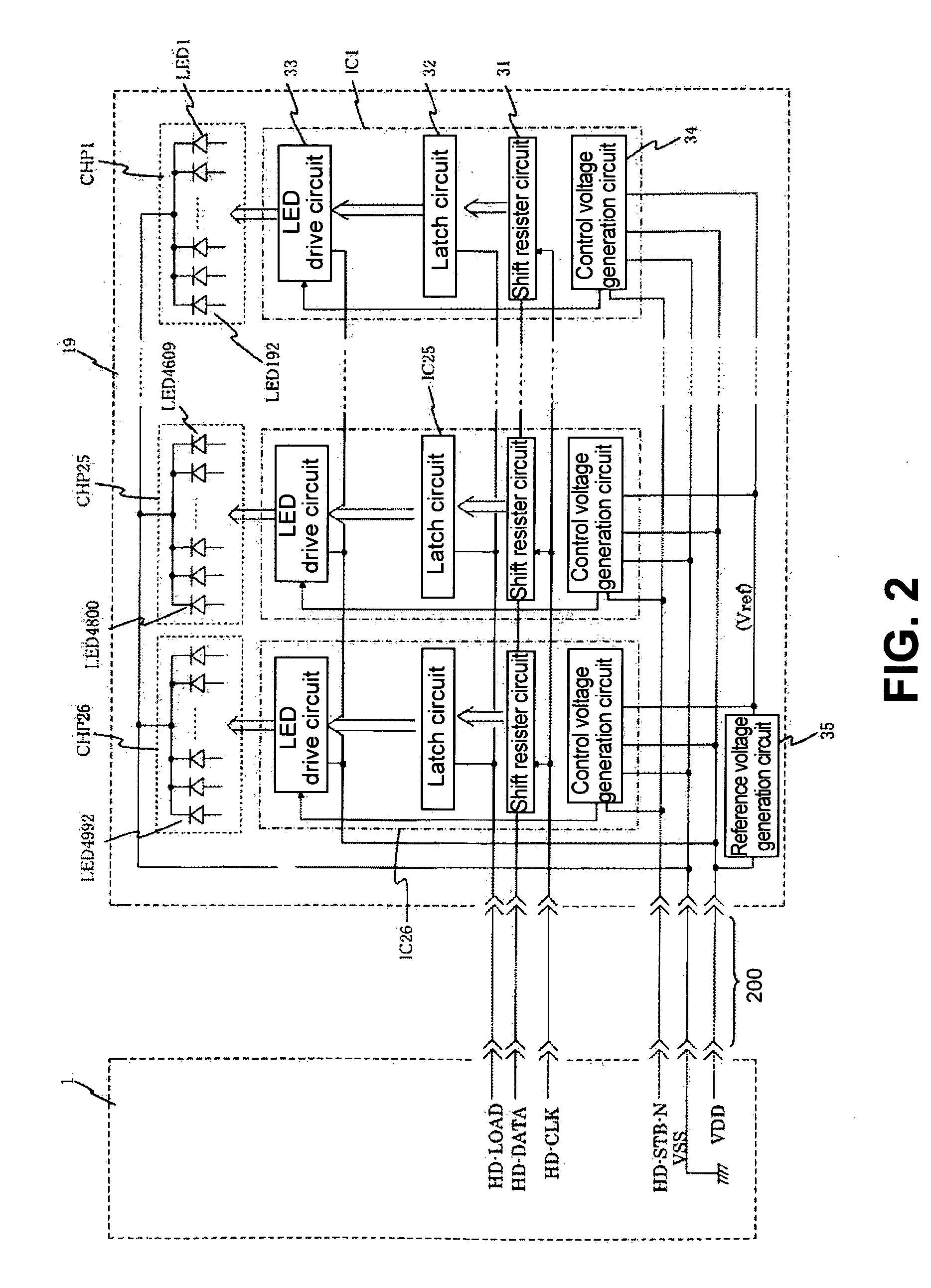 Drive circuit, light emitting diode head, and image forming apparatus