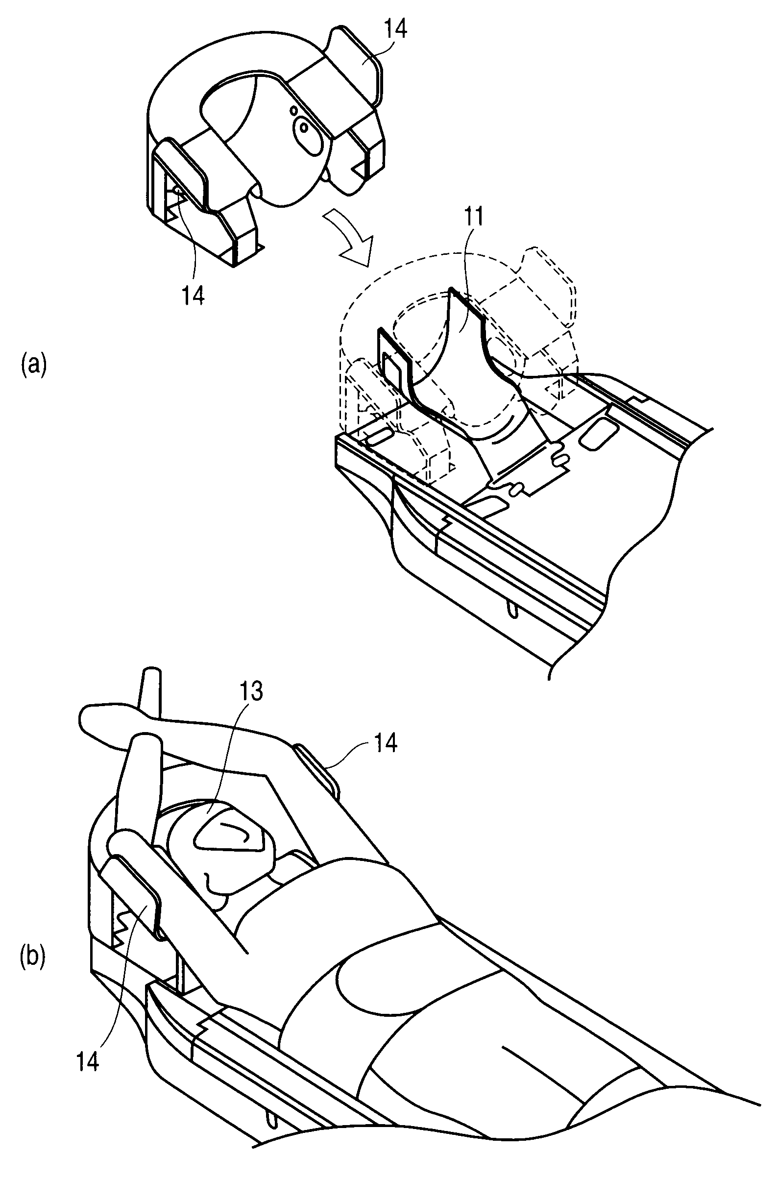 Medical head restraint and medical bed system using the same