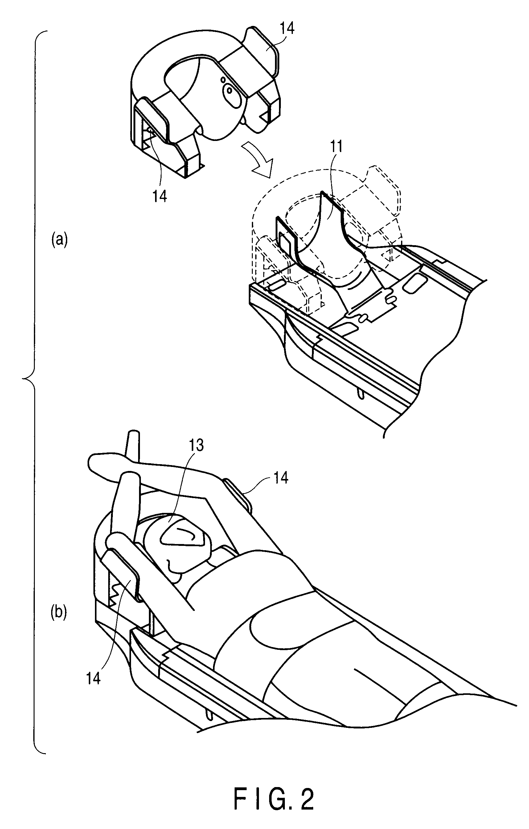 Medical head restraint and medical bed system using the same