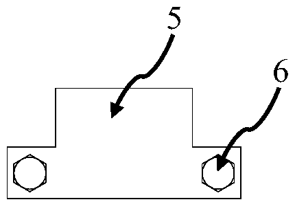 A bonded static connection structure