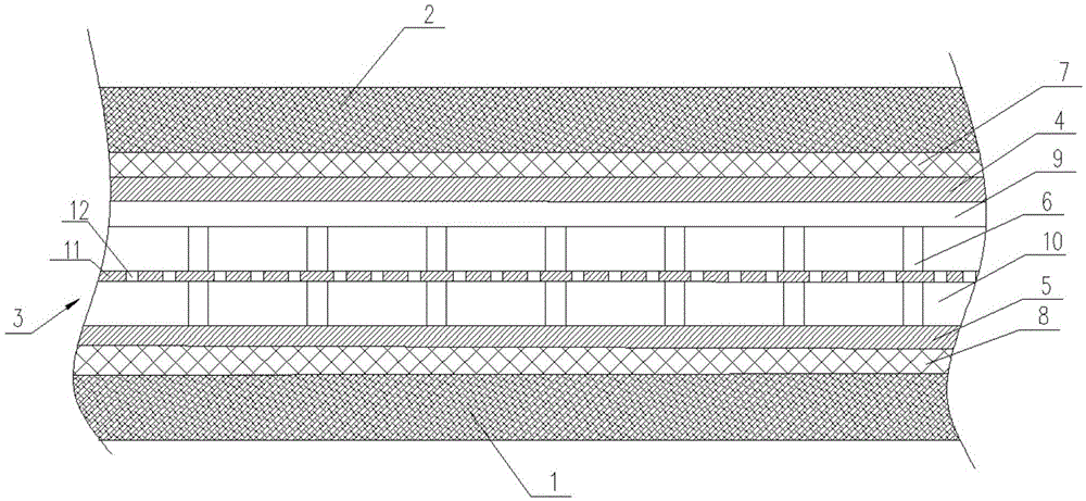 Sound insulation cooling glass wall