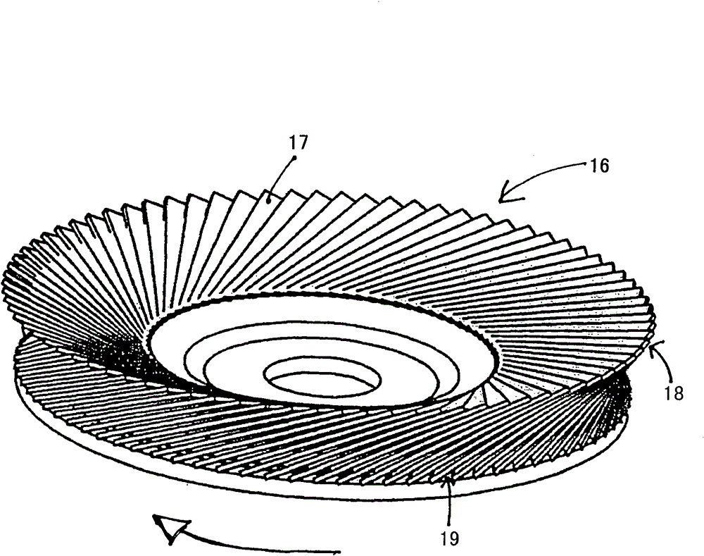 Method for manufacturing flap wheel