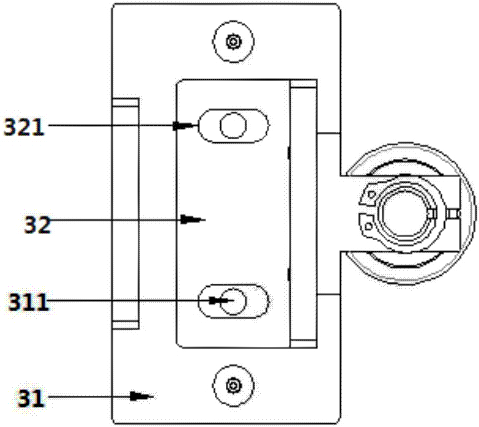 Rotating mechanism and clamping and rotating device and clamping, rotating and shredding device for filament tube kit