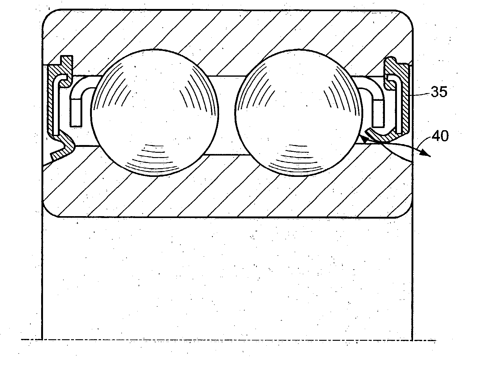 Method and device for bearing seal pressure relief