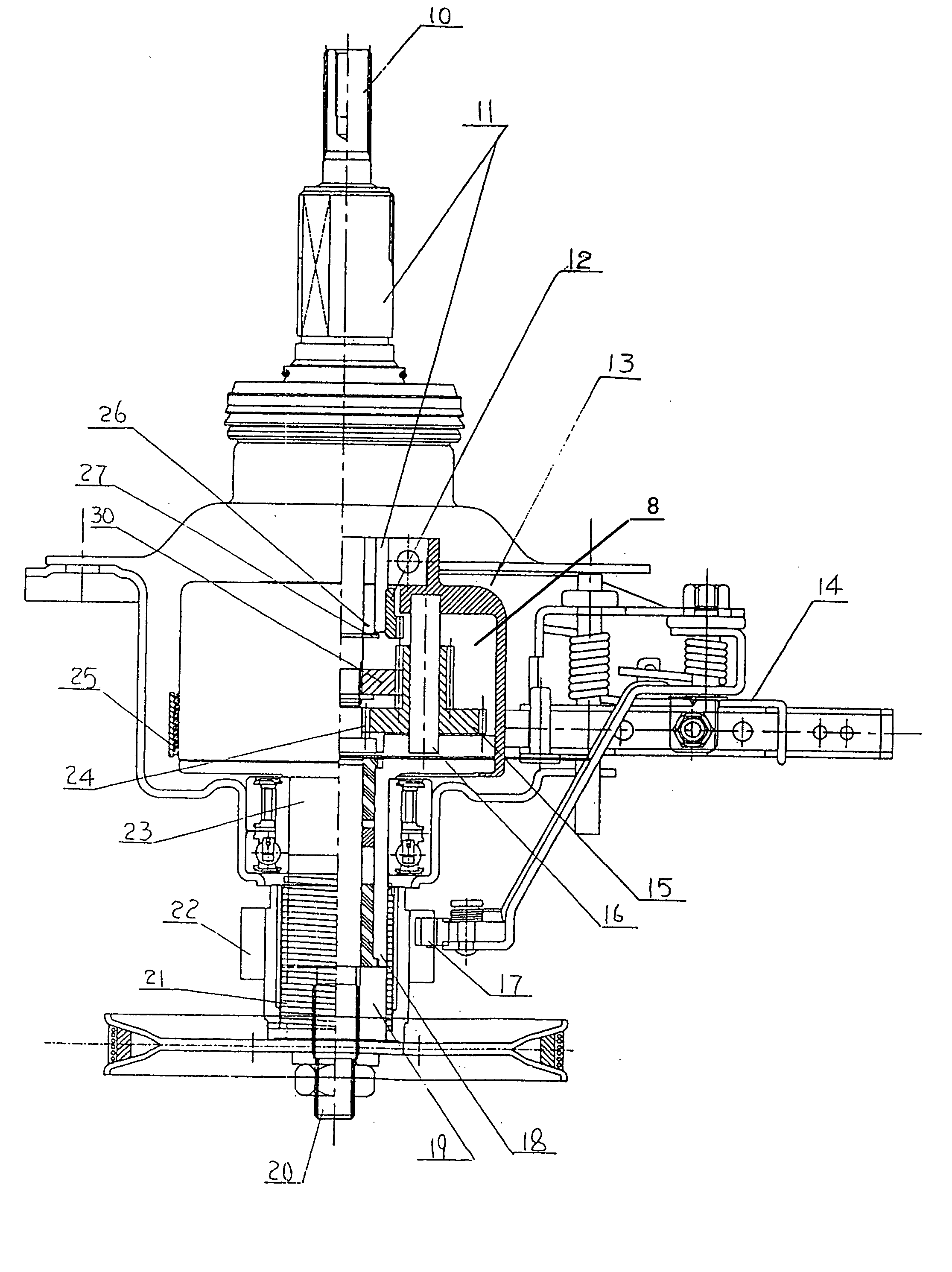 Counter-rotation wash method and transmission machine