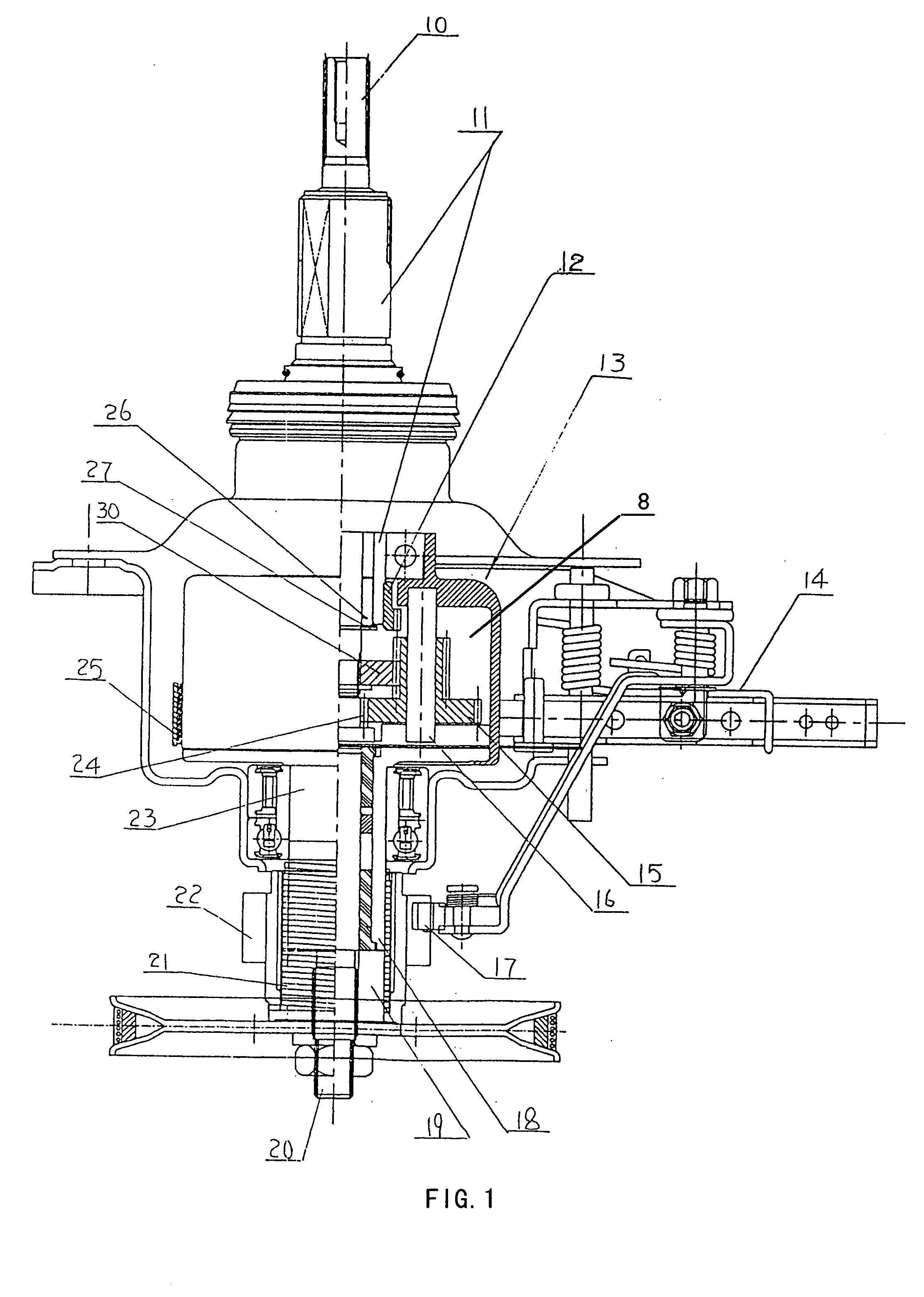 Counter-rotation wash method and transmission machine