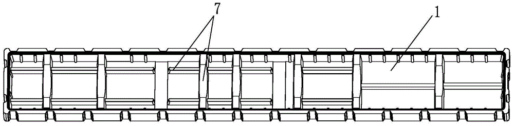 PE foaming one-time forming large-scale rotational molding packaging box and its manufacturing process