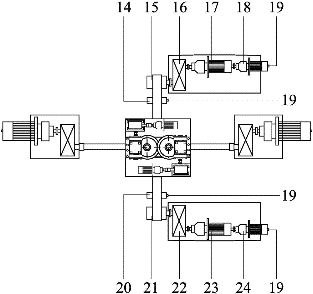 Energy-saving metal strip rolling mill and rolling method