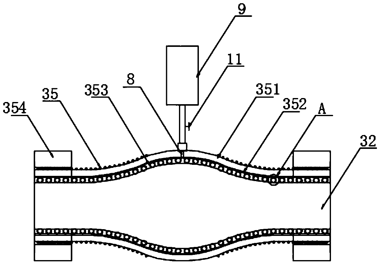 Cold spinning device applied to steel seamless gas cylinder