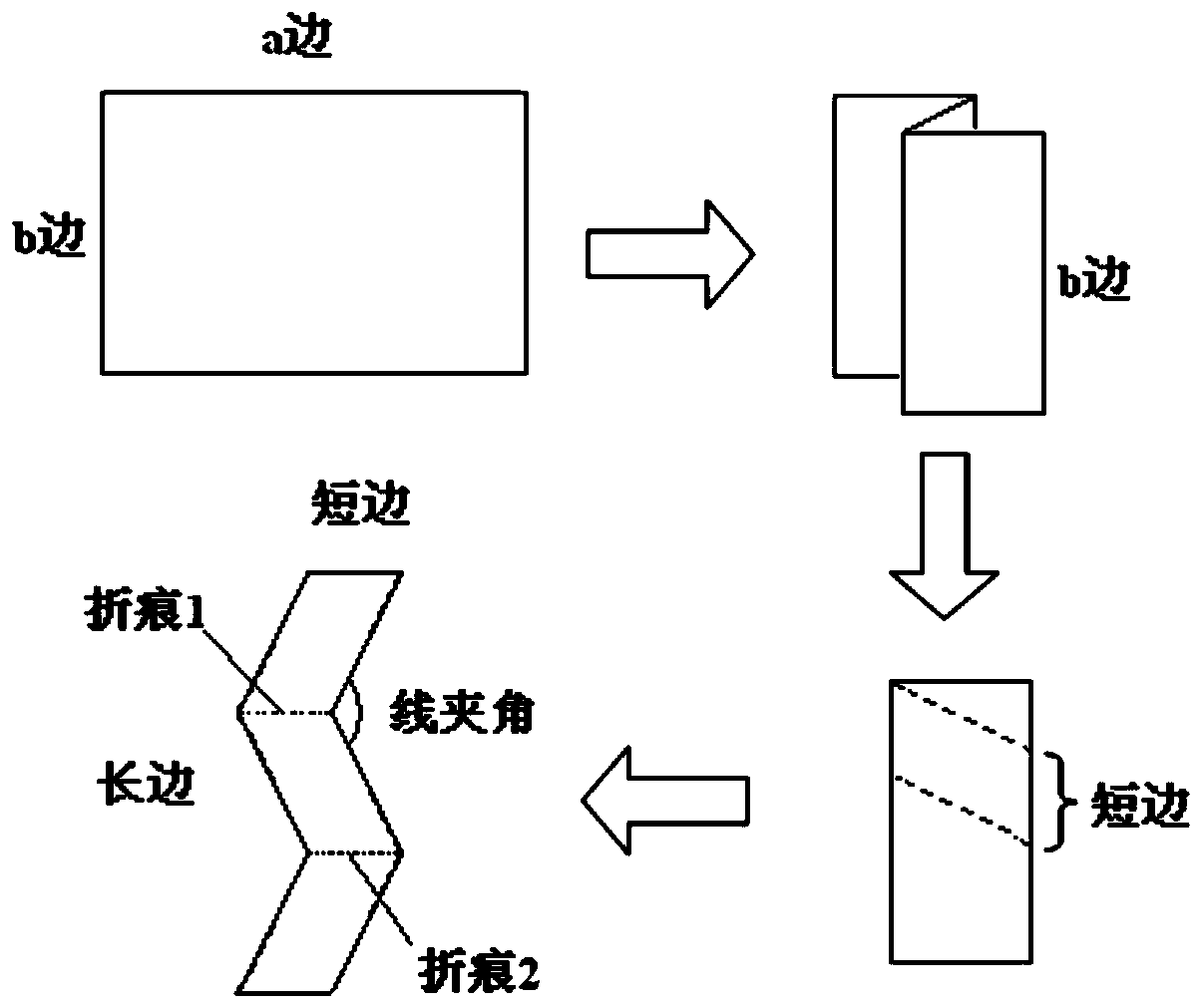 Tumor cell three dimensional culture method based on folded non-woven polyester fiber strips