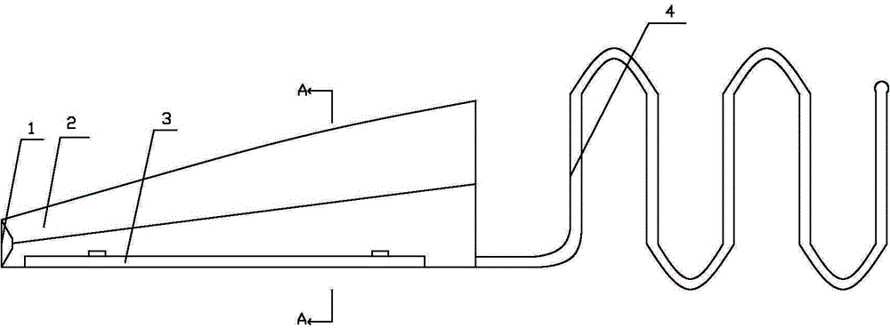 Cloth strip sewing auxiliary device