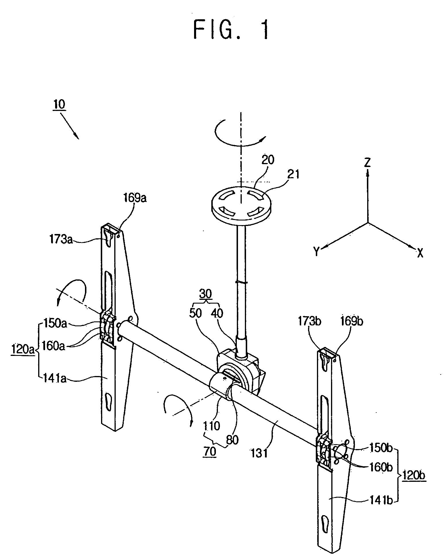 Apparatus to support a display device