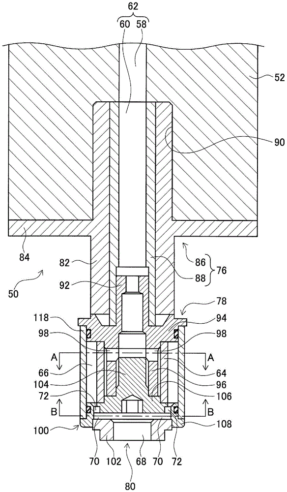 mounting head