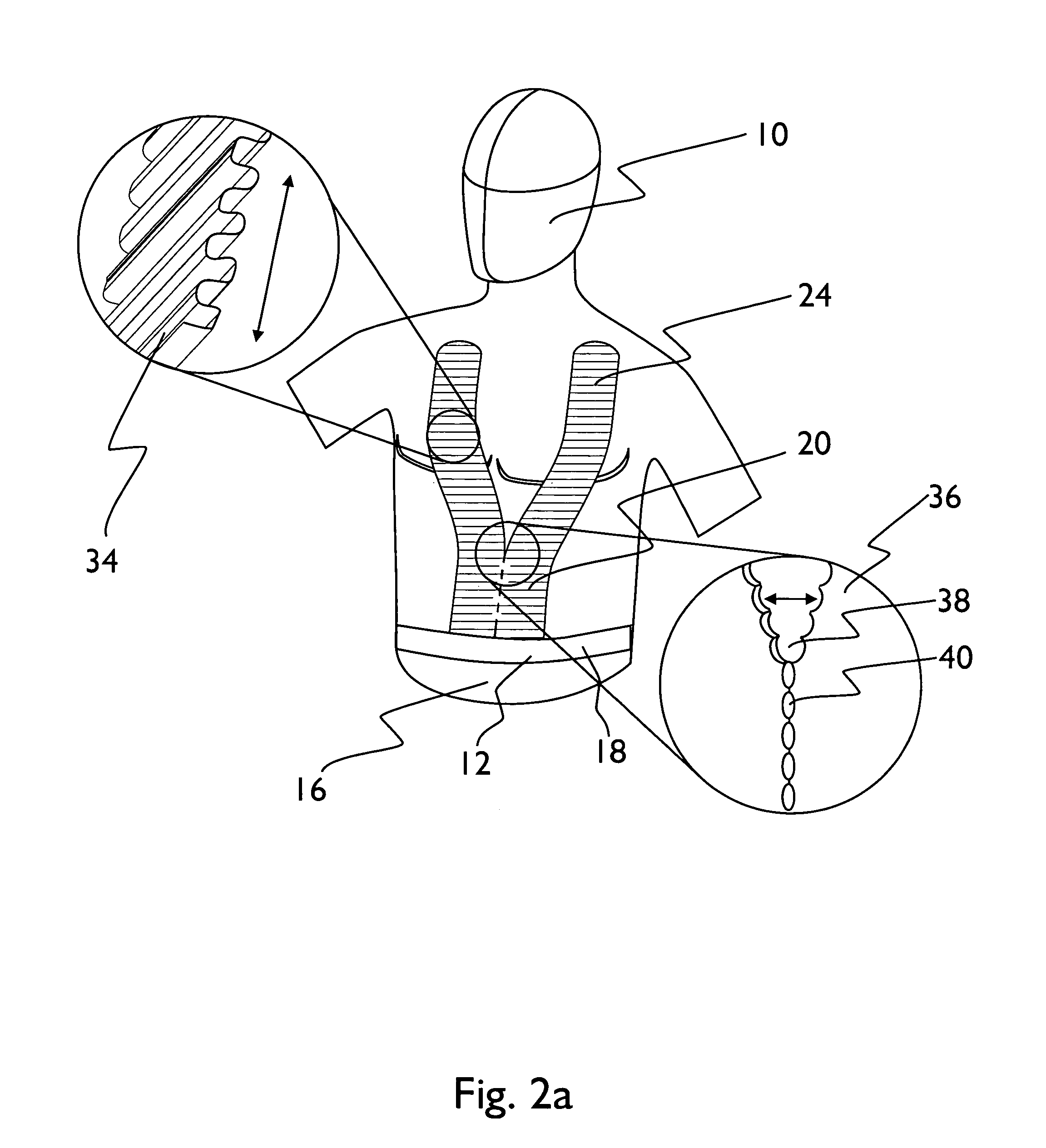 Electrode harness and method of taking biopotential measurements