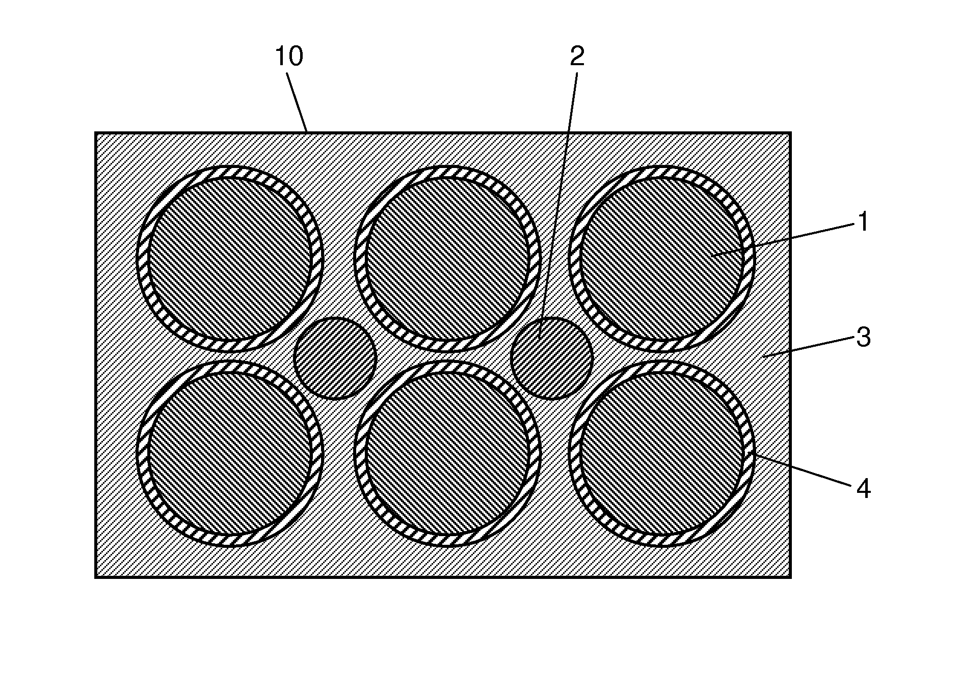 Composite magnetic material, buried-coil magnetic element using same, and method for producing same