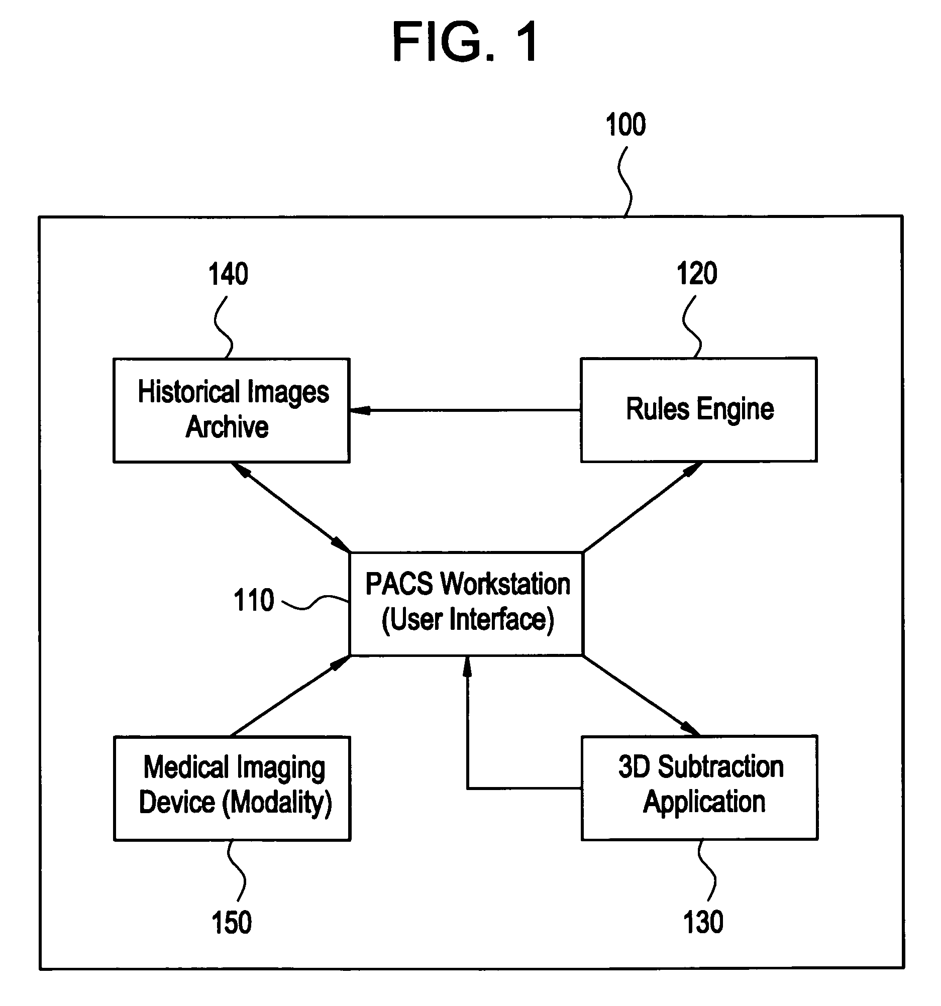 System and method for medical diagnosis and tracking using three-dimensional subtraction in a picture archiving communication system
