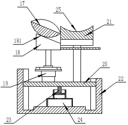 Continuous automatic shelling device