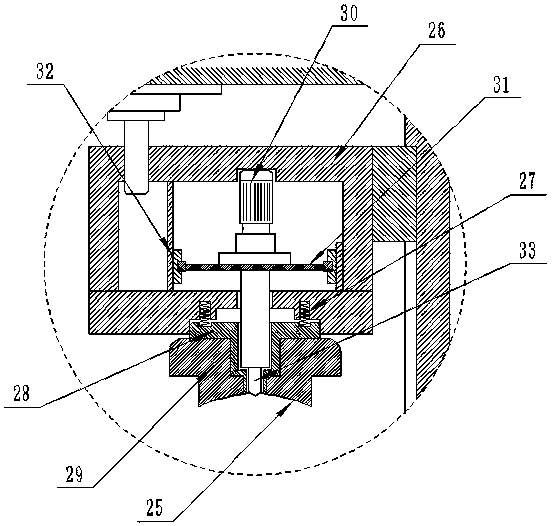 Continuous automatic shelling device