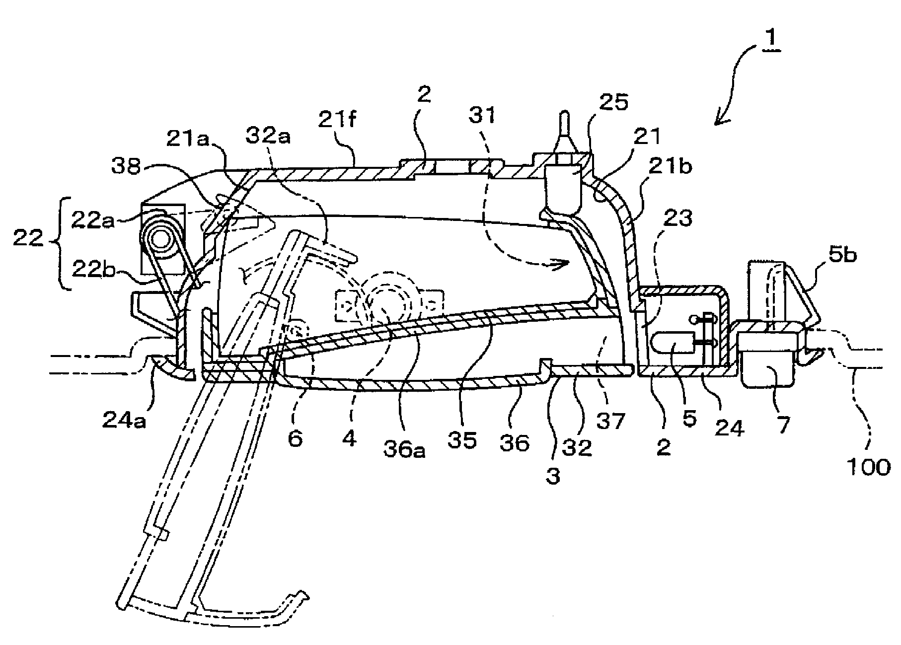 Vehicle console device