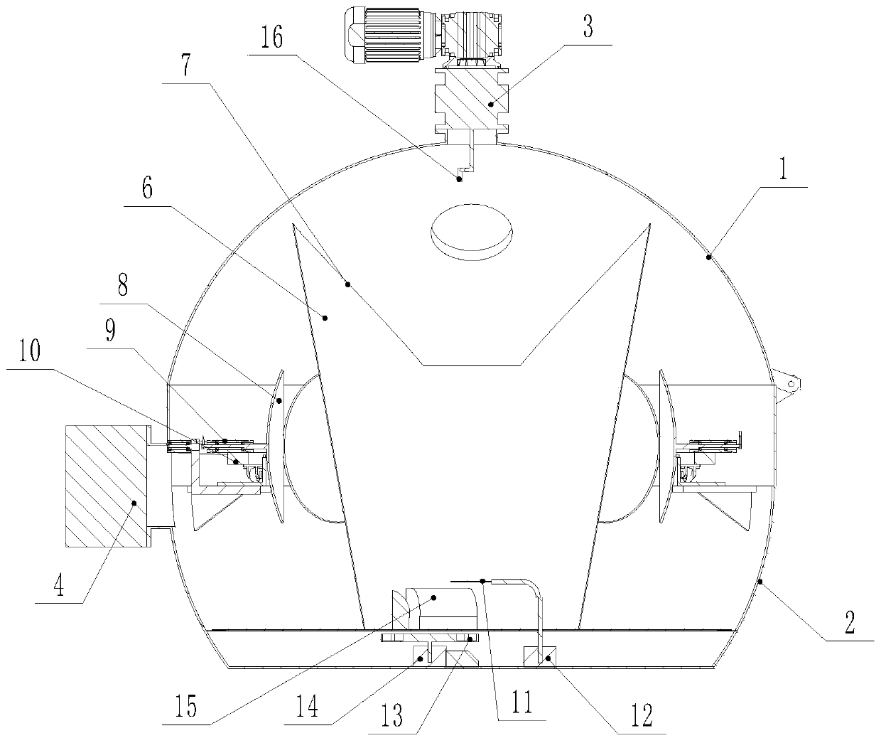 Revolution-type semiconductor evaporation table