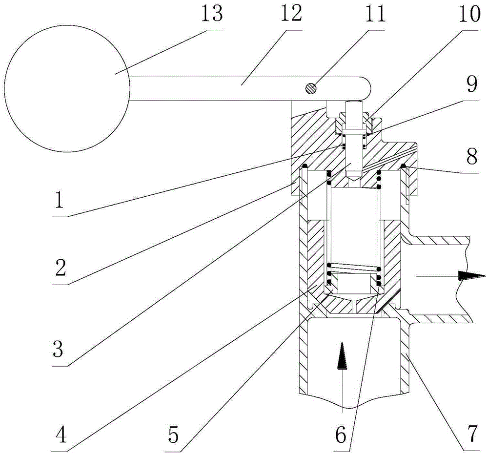 Mechanical floating ball water filling valve