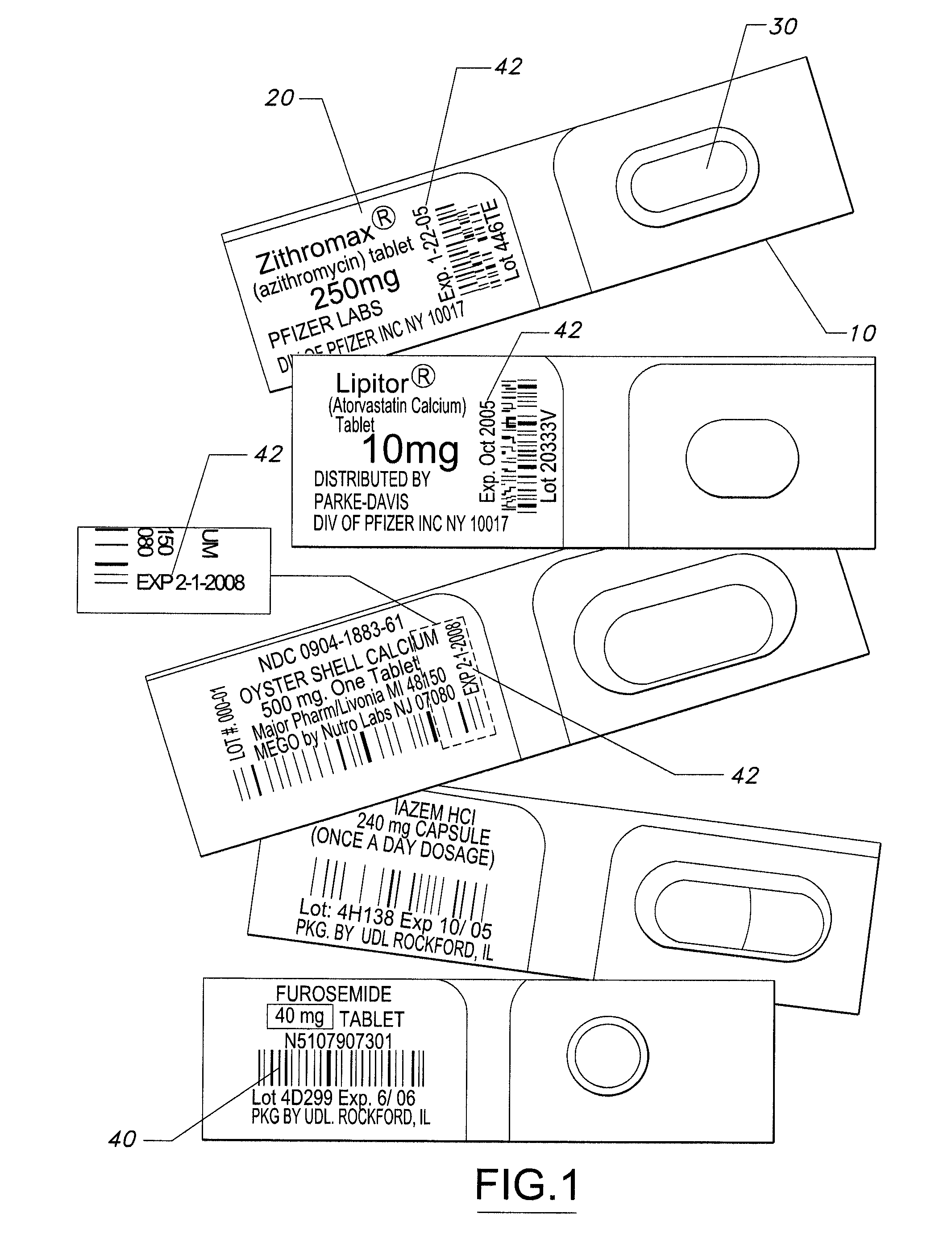 System, method, apparatus and computer program product for capturing human-readable text displayed on a unit dose package