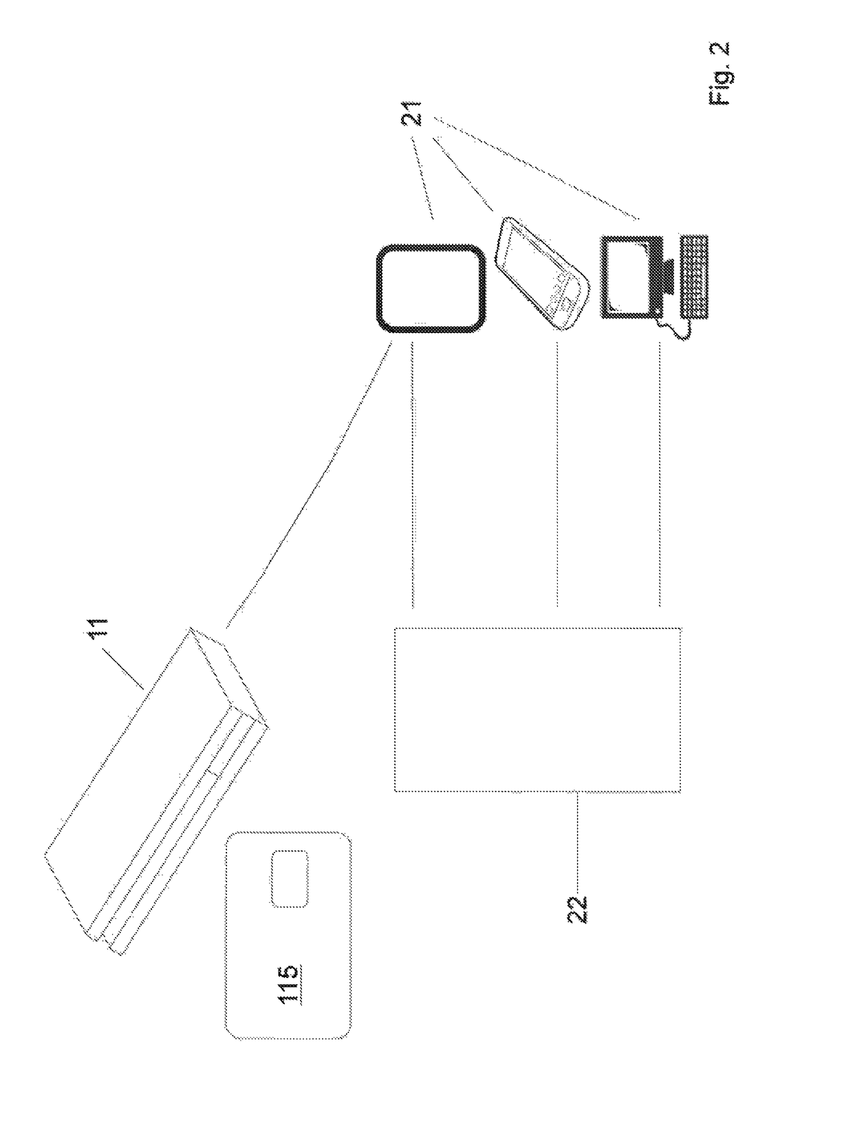 System and device for authenticating a user