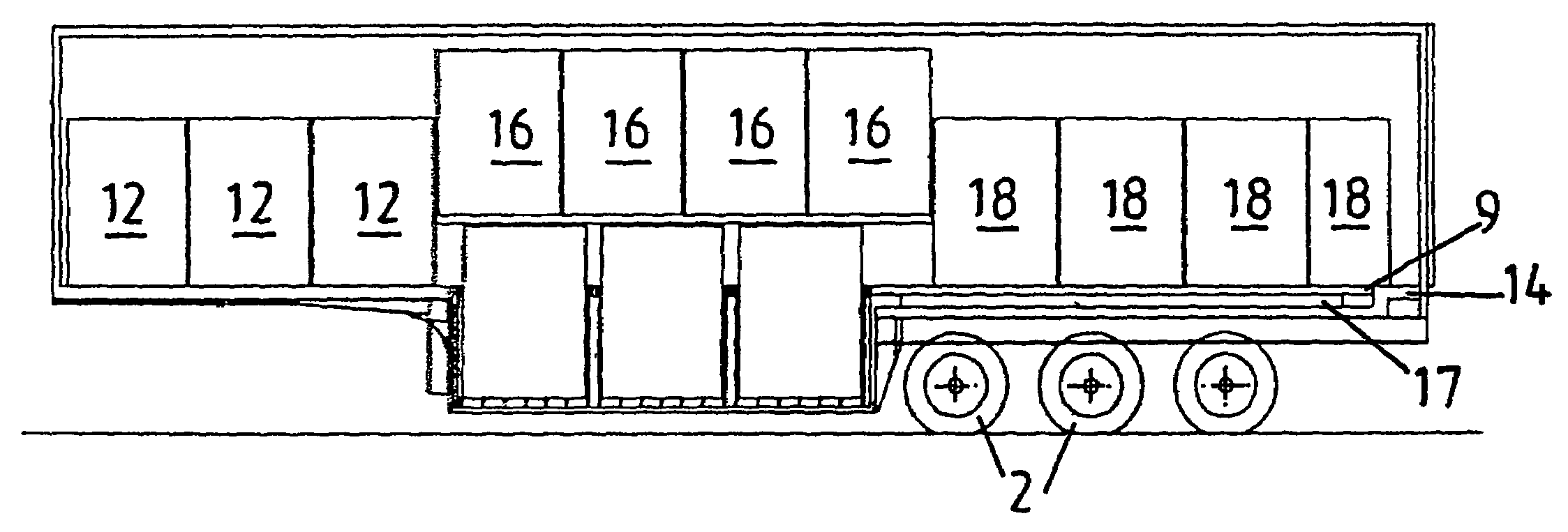 Vehicles and trailers incorporating moveable load carrying platforms